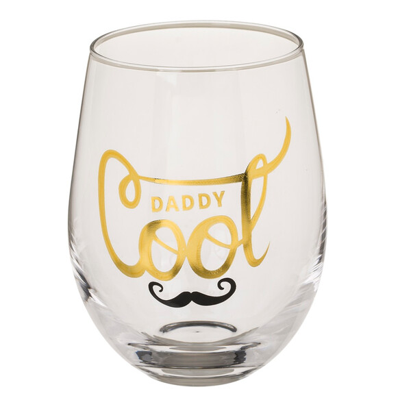 Две стъклени чаши Super Mom & Daddy Cool