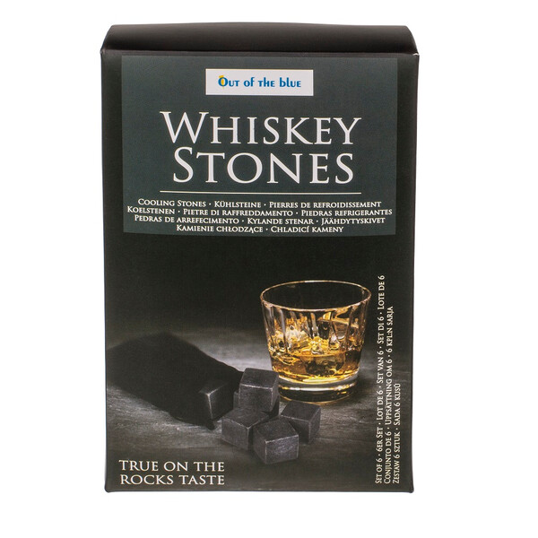 Каменни кубчета за охлаждане Whisky Stones, 6 бр
