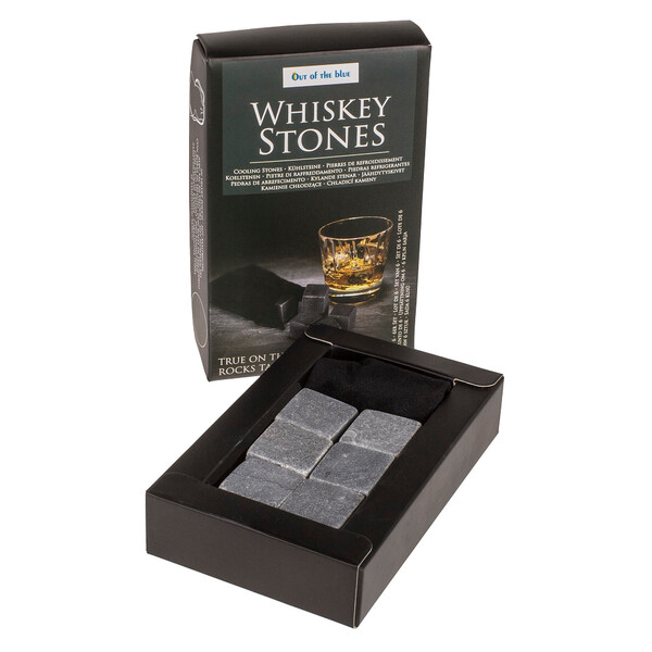 Каменни кубчета за охлаждане Whisky Stones, 6 бр
