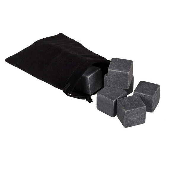 Каменни кубчета за охлаждане Whisky Stones, 6 бр
