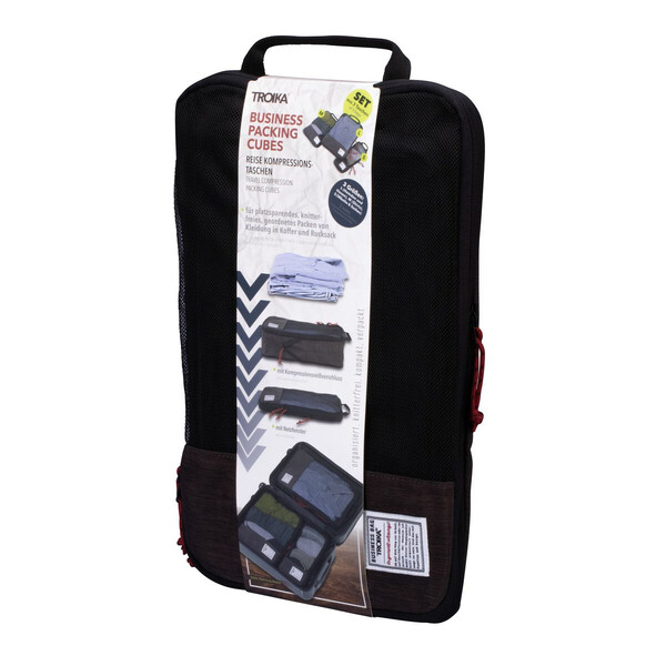 Комплект за пакетиране на дрехи Troika BUSINESS PACKING CUBES