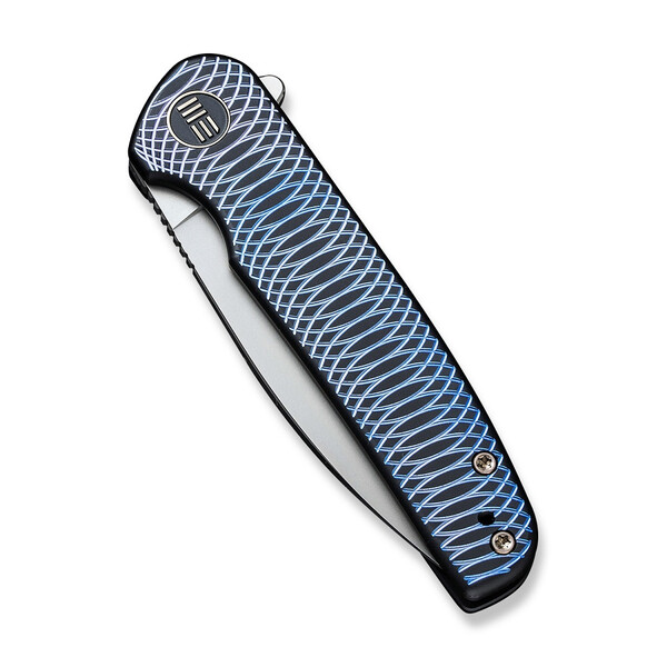 Джобен нож WEKNIFE Shakan Titanium Blue Patterned