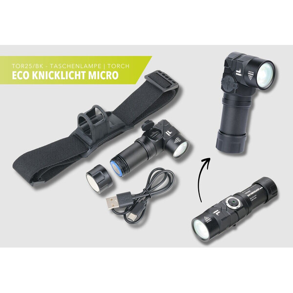 Фенерче Troika-ECO KNICKLICHT MICRO, черен