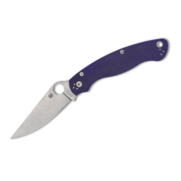 Джобен нож Spyderco Military 2 CPM S110V G10 Blue PlainEdge