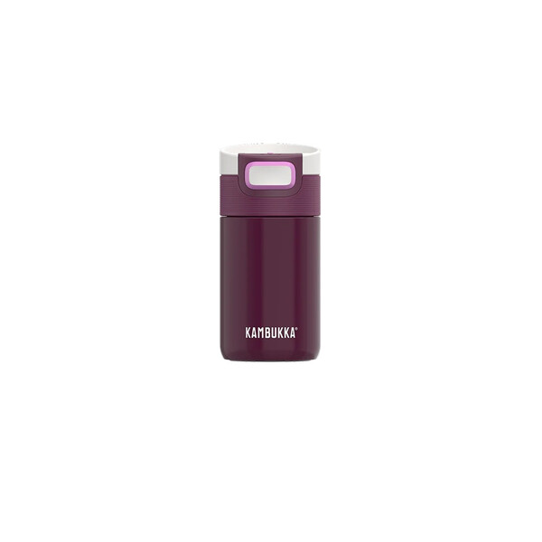 Термочаша ​от неръждаема стомана Kambukka Etna с термокапак 3 в 1 Snapclean®, 300 мл, Cherry Lacquer