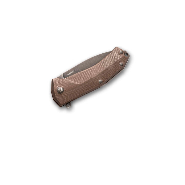 Джобен нож LionSteel KUR Brown G10