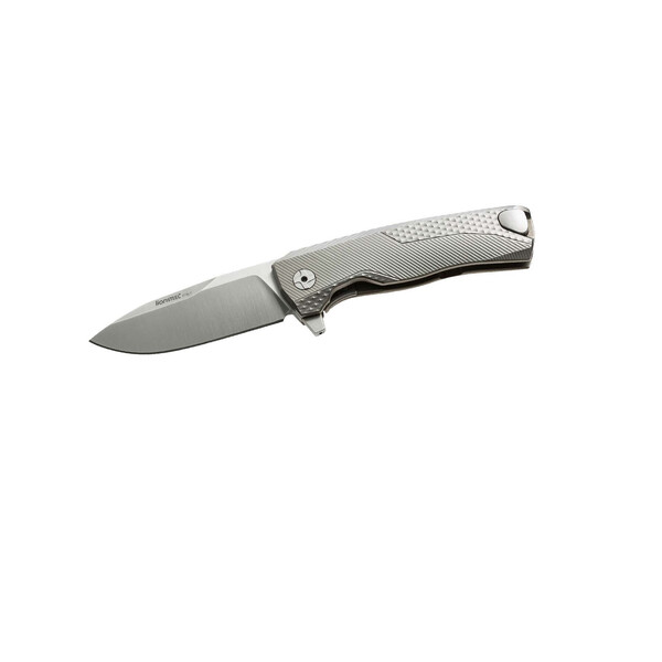 Джобен нож LionSteel ROK Titanium Gray