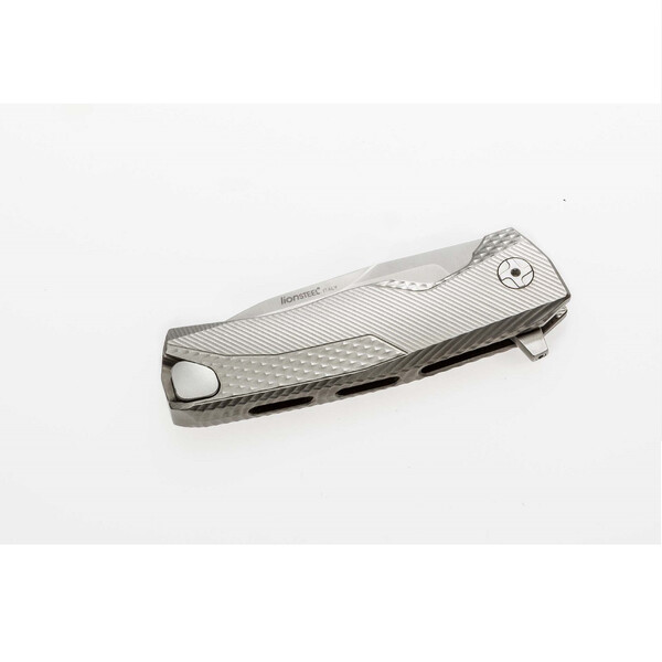 Джобен нож LionSteel ROK Titanium Gray