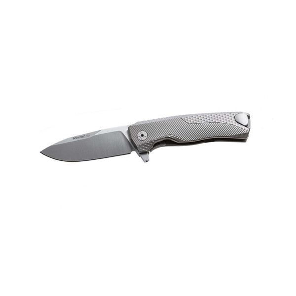 Джобен нож LionSteel ROK Titanium Gray