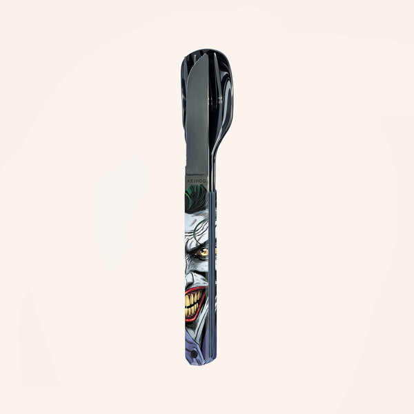 Комплект за хранене Akinod Straight Cutlery 12H34,  The Joker
