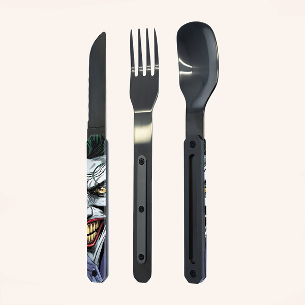 Комплект за хранене Akinod Straight Cutlery 12H34,  The Joker