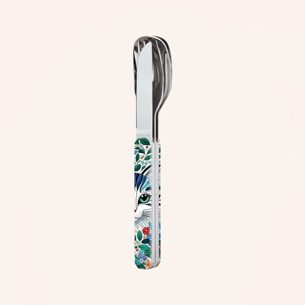 Комплект за хранене Akinod Straight Cutlery 12H34, Cat