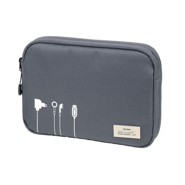 Органайзер за кабели Troika BLUE CYCLE TECH POUCH 2, сив