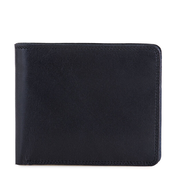 Кожен портфейл с монетник Mywalit Standard Black Blue