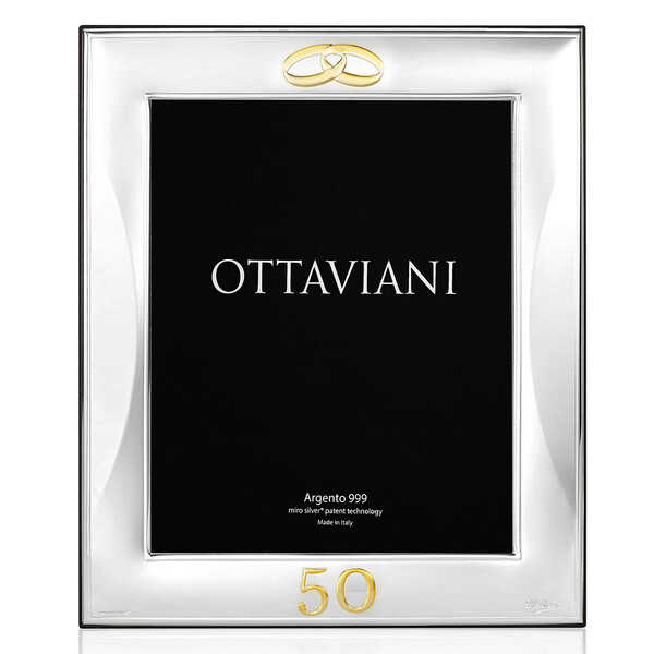 Фоторамка сребро Ottaviani miro-silver Golgen Wedding 20x25