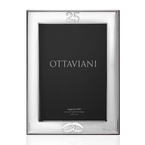 Фоторамка сребро Ottaviani miro-silver "25 years of marriage" 13x18 см