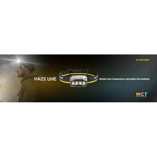 LED фенер-челник Nitecore HA23 UHE