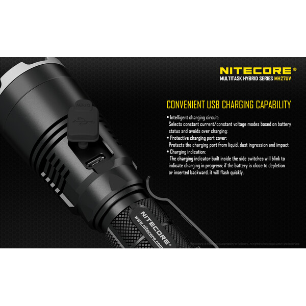 LED фенер Nitecore MH27UV