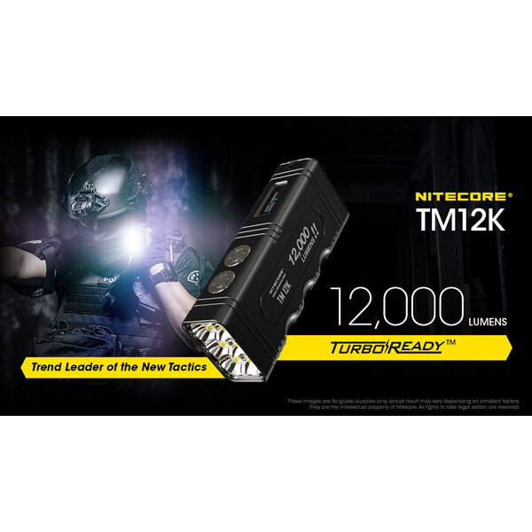 Тактически LED фенер Nitecore TM12K