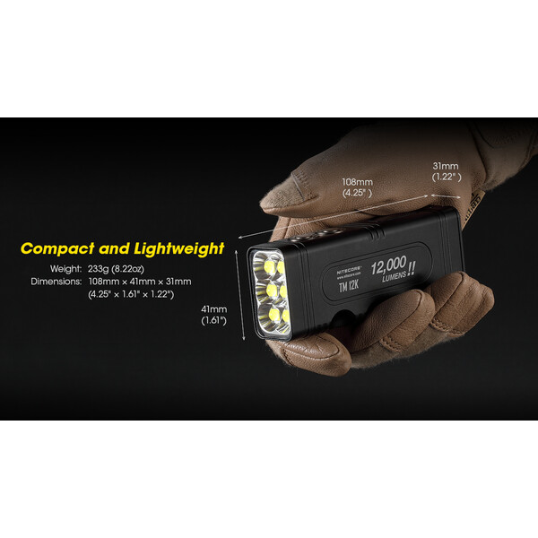 Тактически LED фенер Nitecore TM12K