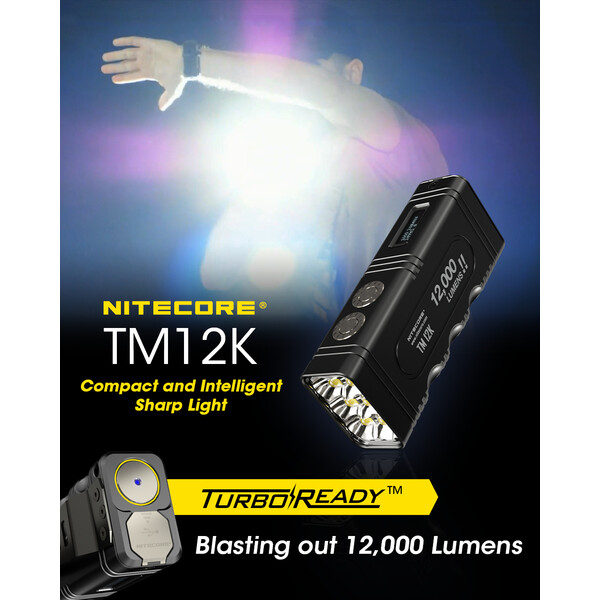 Тактически LED фенер Nitecore TM12K