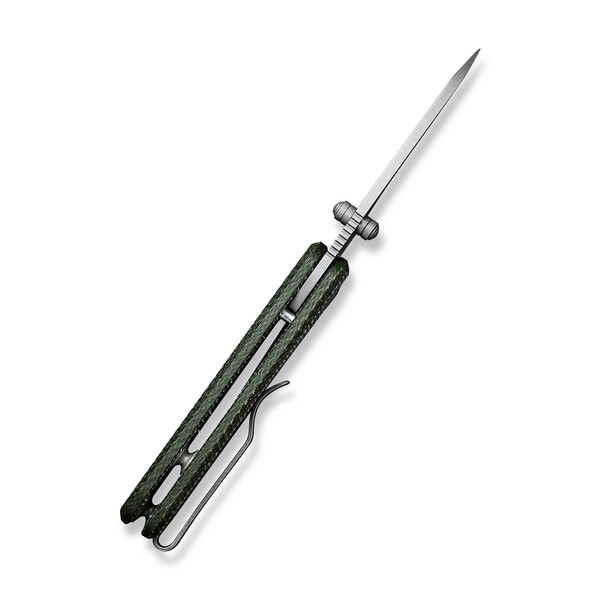 Джобен нож CIVIVI Baby Banter Green Micarta