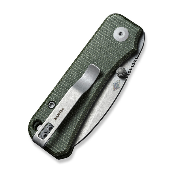 Джобен нож CIVIVI Baby Banter Green Micarta