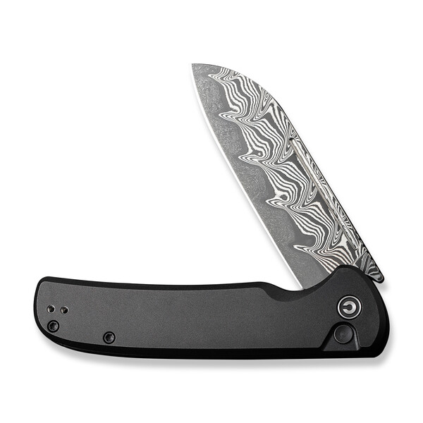 Джобен нож CIVIVI Chevalier II Black Aluminum / Damascus