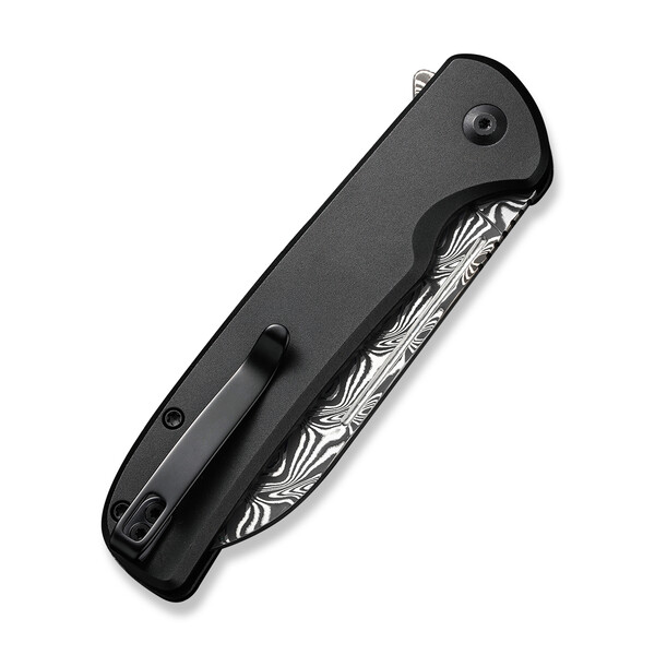 Джобен нож CIVIVI Chevalier II Black Aluminum / Damascus