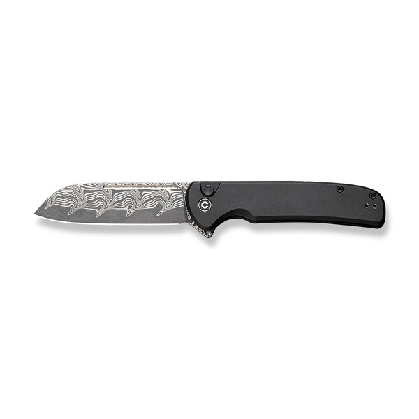 Джобен нож CIVIVI Chevalier II Black Aluminum / Damascus
