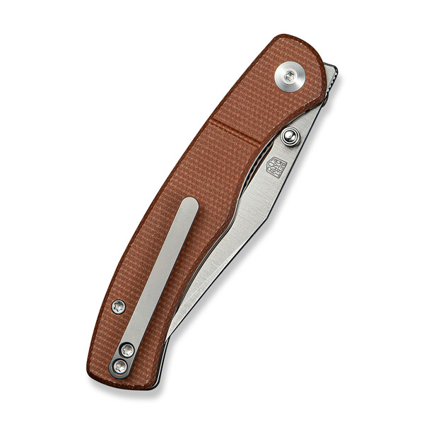 Джобен нож CIVIVI Clingman Brown Canvas Micarta