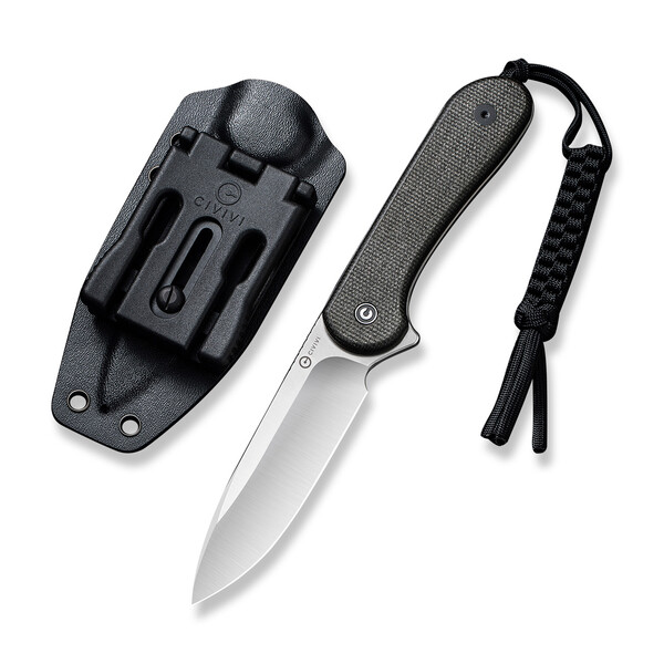 Туристически нож CIVIVI Fixed Blade Elementum Dark Green Micarta