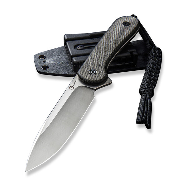Туристически нож CIVIVI Fixed Blade Elementum Dark Green Micarta