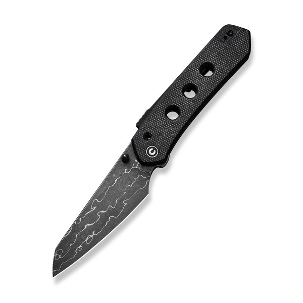 Джобен нож CIVIVI Vision FG Black Canvas Micarta / Damascus