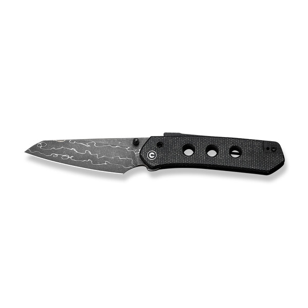 Джобен нож CIVIVI Vision FG Black Canvas Micarta / Damascus