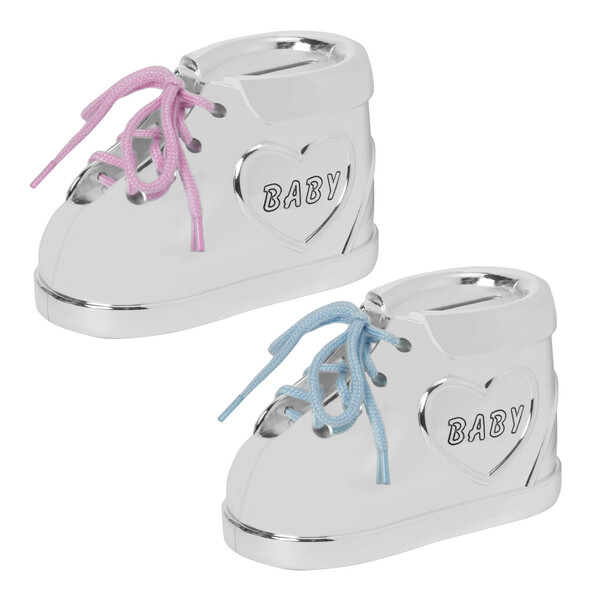 Посребрена касичка Bambino Baby Bootie