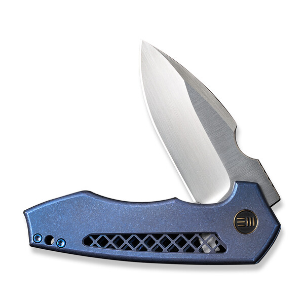 Джобен нож WEKNIFE Harpen Blue Titanium