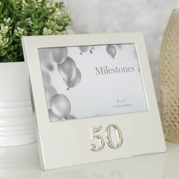 Алуминиева фоторамка Celebrations с 3D цифра "30"