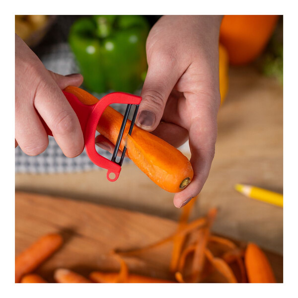 Белачка Kuhn Rikon Swiss Peeler, червена