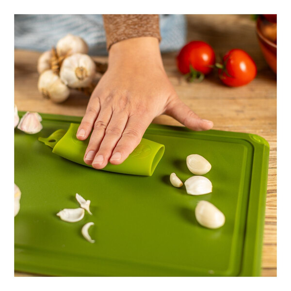 Белачка за чесън Kuhn Rikon Garlic Peeler, зелена