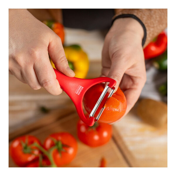 Белачка Kuhn Rikon Peeler Piranha, червена