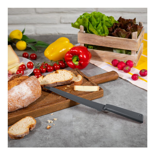 Нож за хляб Kuhn Rikon COLORI+ Bread knife,сив