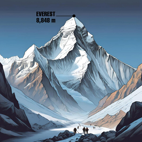 на чаша Alaskan Maker TOPOGRAPHIC Mount Everest 450мл