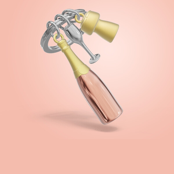 Ключодържател Metalmorphose, Champagne Rose