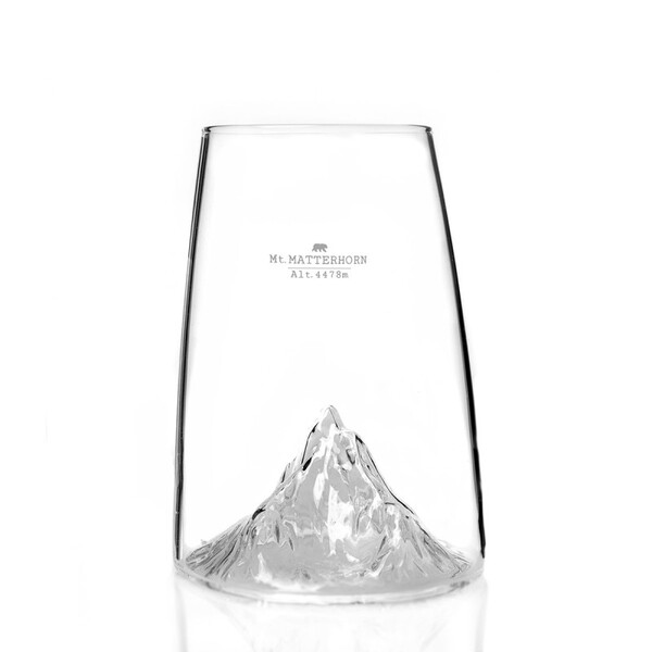 Кристална чаша Alaskan Maker TOPOGRAPHIC Mount Matterhorn 450мл