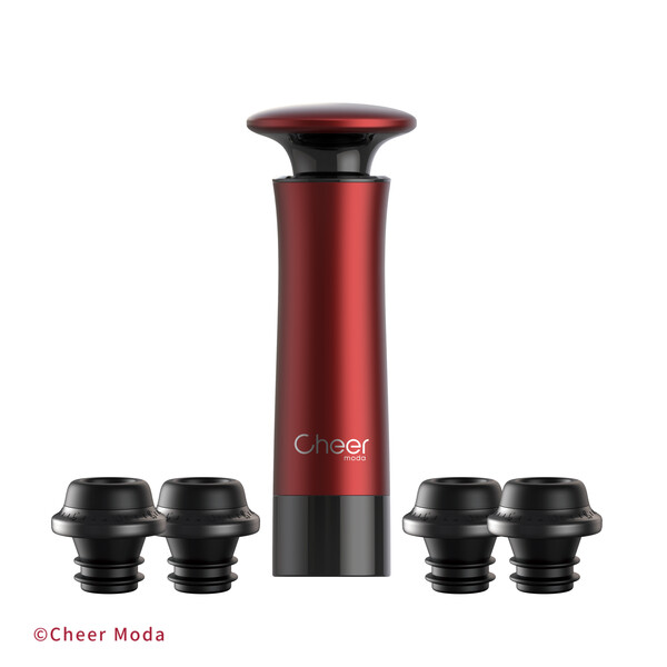 Вакуумна помпа Cheer Moda Treeplet, 4 тапи, червена