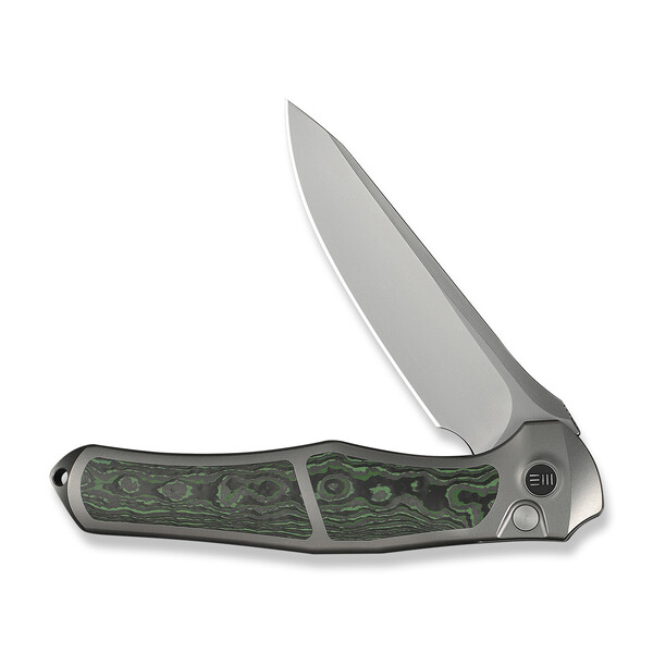 Джобен нож WEKNIFE 702XI Gray Titanium / Jungle Wear Fat Carbon Fiber Inlay