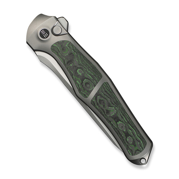 Джобен нож WEKNIFE 702XI Gray Titanium / Jungle Wear Fat Carbon Fiber Inlay