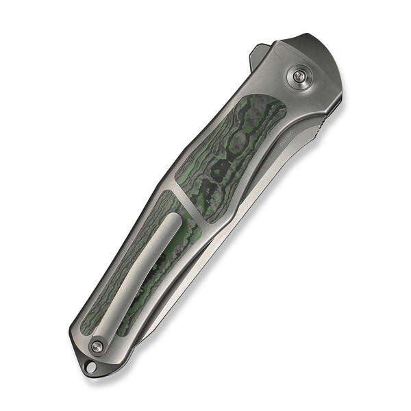 Джобен нож WEKNIFE 702XI Gray Titanium / Jungle Wear Fat Carbon Fiber Inlay