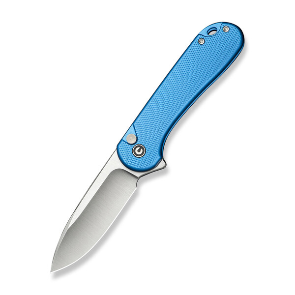 Джобен нож CIVIVI Button Lock Elementum II Diamond Patterned Blue Aluminum